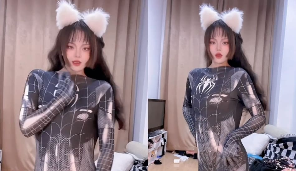 清纯颜值 【小芽芽】最新大尺度定制 蜘蛛侠制服自慰玩穴 白浆泛滥