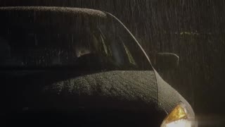 “惊人的热贝贝获取她的毛茸茸的猫钉在暴风雨中