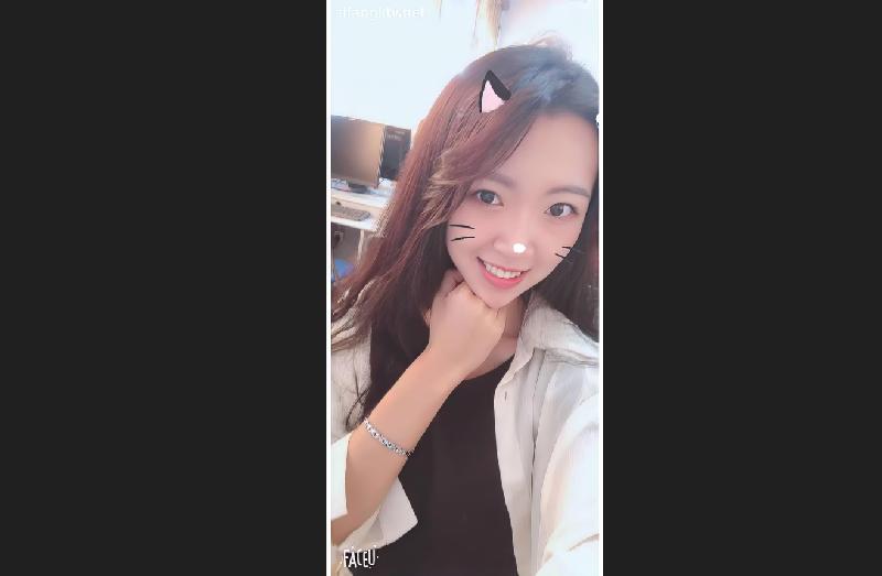 天津農學院曾譯萱，清純漂亮禦姐